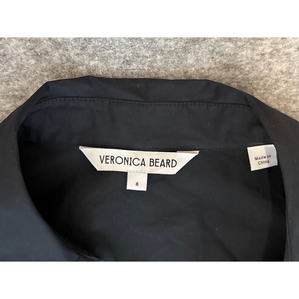 VERONICA BEARD Tabby Midi Dress Black Size 8 - Picture 5 of 13